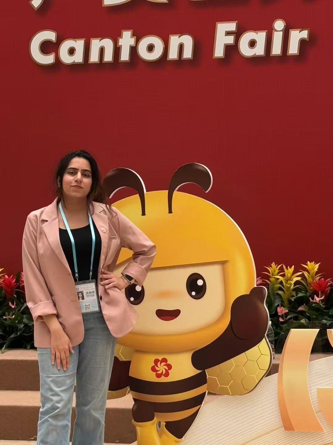Supplier display at Canton Fair