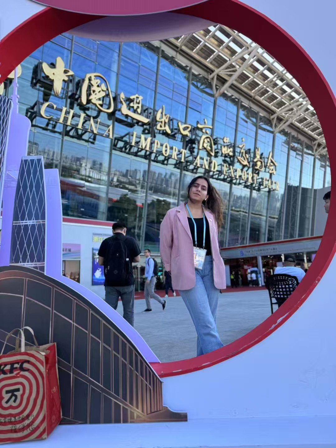 Aqsa Iqbal at the China Import and Export Fair